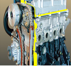 大気圧プラズマ装置用途　自動車エンジン部分の油分洗浄